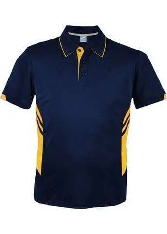 Aussie Pacific Tasman Men's Polo Shirt 1311 Casual Wear Aussie Pacific Navy/Gold S